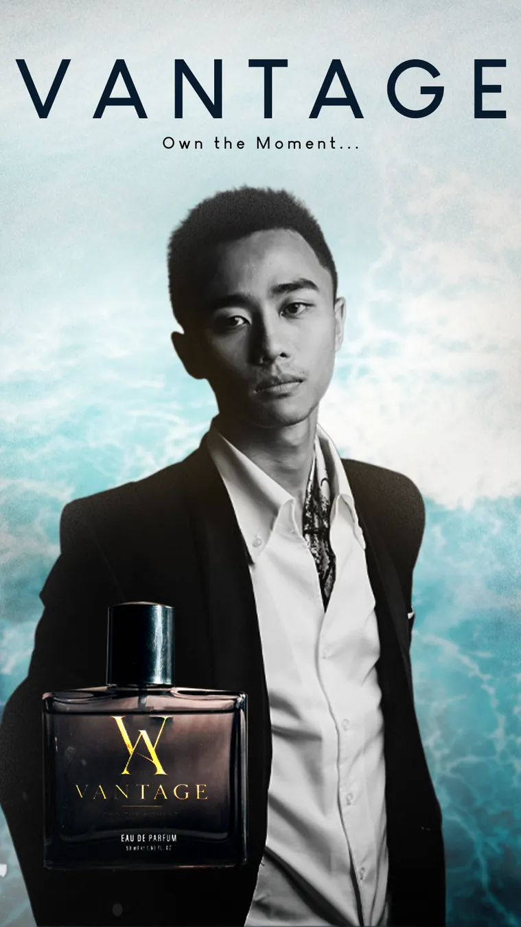 Vertical Vantage fragrance story advertisement